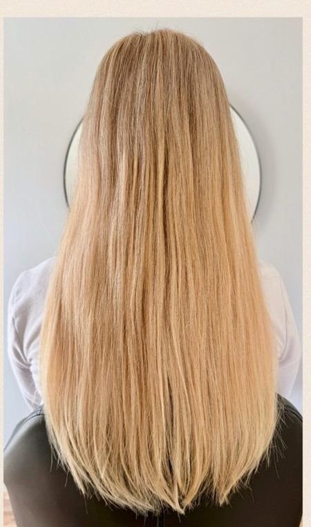 Nachher: Haarverlängerung mit Microbondings, Beispiel 8