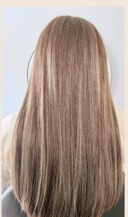 Nachher: Haarverlängerung mit Microbondings, Beispiel 9