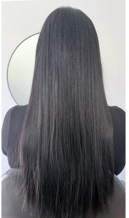Nachher: Haarverlängerung mit Microbondings, Beispiel 10