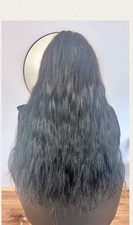 Nachher: Haarverlängerung mit Microbondings, Beispiel 12