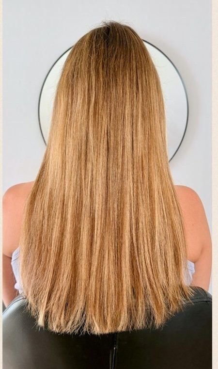Nachher: Haarverlängerung mit Microbondings, Beispiel 13