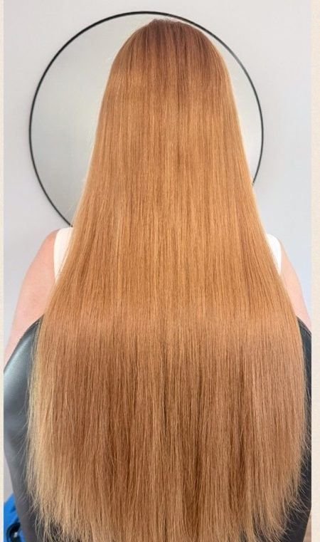 Nachher: Haarverlängerung mit Microbondings, Beispiel 15